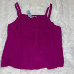Loft NWT Womens  Tank size Petite XXL Purple Summer Lightweight Top cute oversize Photo 2