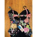 Johnny Was Metalli Notte Keyhole One-Piece Swimsuit Size XS New With Tags Floral Photo 8