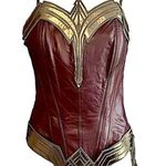 DC Comics Wonder Woman  Adult Corset Bustier Top Costume Medium NWT Photo 4