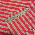 U.S. Polo Assn. U S Polo Association red & grey striped long sleeve top size L Photo 2