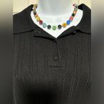 Saks 5th Avenue NWT Saks Fifth Avenue Black Polo Sweater size large Photo 1