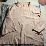 Fate Women's Tan Cowl Neck Sweater Photo 0