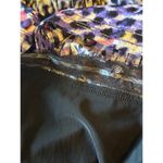 NYDJ Dress Womens 10 Black And Purple Leopard Print Crepe De Chine Shirtdress Photo 10