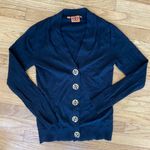 Tory Burch  Black Cotton Simone Cardigan Photo 1