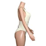 MONDAY SWIMWEAR Portofino One Piece Swim, Ivory, M/V White Size M Photo 8
