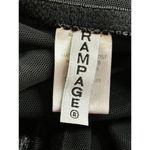 Rampage Black Sheer Babydoll Lingerie Rhinestone Ruffle Hem Photo 1