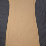 Love Tree  Tan Ribbed Tank Dress Photo 0