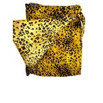 Melrose Short Wrap Skirt Size Large Animal Print Spotted Pull On Photo 2