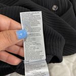 Edikted Black Ribbed Button Up Romper Jumpsuit Womens Size S Short Sleeve Y2K Photo 6