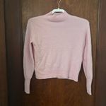 Everlane Pink Cashmere Crop Mock Neck Sweater XXS Photo 1