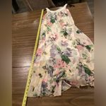 Soft Surroundings  Pastel Floral Layered chiffon cottagecore maxi Midi dress Photo 11