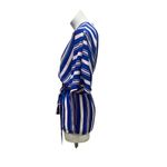 Lulus Women's Blue Striped Kimono Sleeve Romper Size S Photo 6