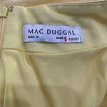 Ieena for Mac Duggal Twist Front Gown Yellow Womens Size 14 Photo 15