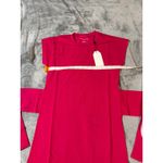 Universal Standard NWT Size 4XS (00-0) Fuchsia Pink Tie Dress Short Sleeve Photo 5