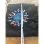 RUTH Y NOHEMI Guatemalan Colorful Children Of The Earth Padded Flat Bottom Tote Black Photo 6