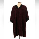 White House | Black Market Burgundy Shawl Cardigan Wrap Sweater Size XS / Small Photo 4