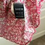 SheIn  Red and White Mini Dress Photo 2