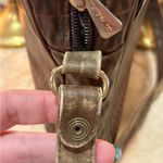 Mario Valentino Adjustable Crossbody Bag PVC x Leather Authentic USED Brown Photo 5