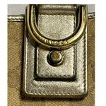 Gucci D Ring GG Canvas leather Continental Wallet SEE PHOTOS FOR WEAR Photo 5