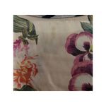 Metaphor  Women's One-Sided Floral Stripe Beige Shirt Sz Large Casual Summer Photo 2