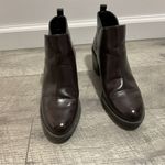 ZARA Trafaluc Black Brown Zippered Ankle Boots Size 40 Photo 5