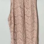Love, Fire Sleeveless Pink Blush Lace Lined Medium Excellent Condition Photo 0