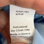 Costarellos baby blue sleeveless Lace chiffon Guipure midi dress 42 Size undefined Photo 5