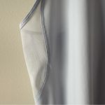 Lululemon Run Off-Route Tank top Fitted Sleeveless Blue sheer panel double strap Photo 4