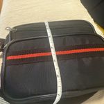 Vintage Black Camera Bag with Red Stripe – Small Shoulder Crossbody Photo 2