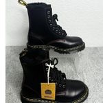 Dr. Martens NWT Doc Martens 1460 Serena Oxblood s Boots Women's US Size 5 Faux Fur Lining Photo 1