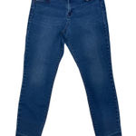 Old Navy  Rockstar Super Skinny Jeans Women's Size 12 Raw Hem Built In Warm Blue Photo 0