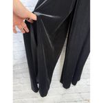 Joseph Ribkoff Vintage  Black Velvet Jumpsuit Off the Shoulder Gold Belt Size 12 Photo 4