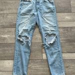American Eagle High Rise Girlfriend Jeans Size 8 Long Photo 0