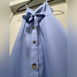 Mimi Chica  Periwinkle Blue Lilac Purple Cutout Tie-Front Midi Dress - XS Photo 4