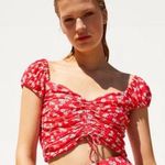 ZARA Brand New Floral Bardot Tip Photo 0