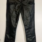 Kut From The Kloth  Pants‎ Size 2 MIA High Rise Black Faux Leather  Skinny Emo Photo 0