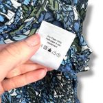 Veronica Beard NWOT Saera Blue Multi Floral Smocked Crepe Mini Dress Size 0 Photo 12