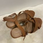 Torrid shoes! Tan platform wedge sandal women’s size 12 wide! Photo 4