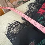 Lovers + Friends  Black Hymn Rose Lace Slip Dress Size XS Photo 8