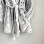Women's Star Print Cozy Robe with belt Gray XS/S Target Size undefined Photo 1