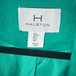 H by Halston Halston Linen-Blend Jacket Blazer – Bright Green, Size small Photo 1