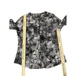 Dana Buchman Blouse Womens L NEW Black Cream Photo 10