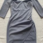 Crystal Doll Sparkly Light Purple Off The Shoulder Mid Sleeve Dress Photo 0