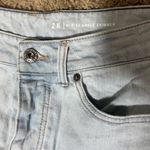 The Normal Brand High Rise Ankle Skimmer Light Wash Jean EUC Sz 28 Button Fly Blue Photo 8