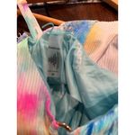 Bebe  Women’s Tie Dye One Piece Swimsuit Size M Multi-Color NWT Photo 6