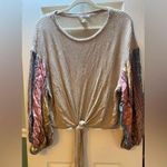 Blu Pepper  | Bohemian Thermal with Tie Front, Size S Photo 0