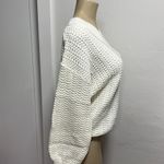 SO NWT  Cozy Knit V-Neck Pullover Plush Sweater M Photo 1