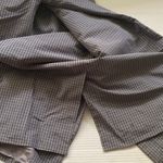 Brooks Brothers Vintage blue plaid long cotton blend trench coat, size medium Photo 10