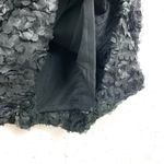 W By Worth 3D Roses Sleeveless Sheath Dress Bateau Neck Textured Lined Black 2 Photo 8