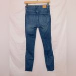 Abercrombie & Fitch Dark Wash Denim High Rise Super Skinny Ankle Jean 00/24 Photo 5